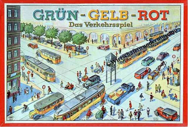 Grün - Gelb - Rot – Das Verkehrsspiel, Tietz & Pinthus ABC Verlag Nürnberg
